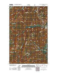 Sawtooth Mountain Montana Historical topographic map, 1:24000 scale, 7.5 X 7.5 Minute, Year 2011