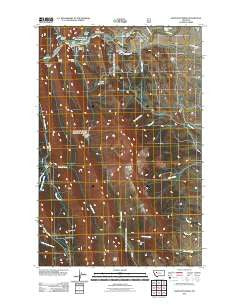 Sawtooth Ridge Montana Historical topographic map, 1:24000 scale, 7.5 X 7.5 Minute, Year 2011