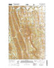 Sawtooth Ridge Montana Current topographic map, 1:24000 scale, 7.5 X 7.5 Minute, Year 2014