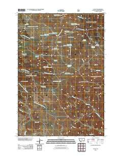 Sayle Montana Historical topographic map, 1:24000 scale, 7.5 X 7.5 Minute, Year 2011