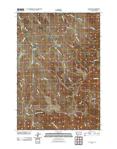 Sayle Hall Montana Historical topographic map, 1:24000 scale, 7.5 X 7.5 Minute, Year 2011