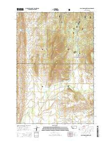 Scab Rock Mountain Montana Current topographic map, 1:24000 scale, 7.5 X 7.5 Minute, Year 2014