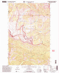 Scapegoat Mountain Montana Historical topographic map, 1:24000 scale, 7.5 X 7.5 Minute, Year 1995