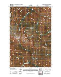 Scapegoat Mountain Montana Historical topographic map, 1:24000 scale, 7.5 X 7.5 Minute, Year 2011