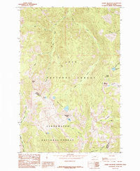 Schley Mountain Montana Historical topographic map, 1:24000 scale, 7.5 X 7.5 Minute, Year 1985