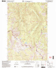 Schley Mountain Montana Historical topographic map, 1:24000 scale, 7.5 X 7.5 Minute, Year 1999