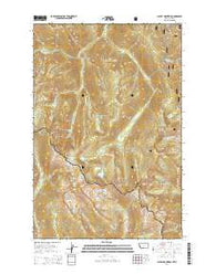 Schley Mountain Montana Current topographic map, 1:24000 scale, 7.5 X 7.5 Minute, Year 2014