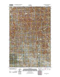 School Butte Montana Historical topographic map, 1:24000 scale, 7.5 X 7.5 Minute, Year 2011