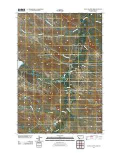 School Section Creek Montana Historical topographic map, 1:24000 scale, 7.5 X 7.5 Minute, Year 2011