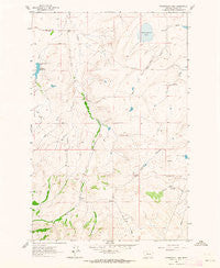 Schrammeck Lake Montana Historical topographic map, 1:24000 scale, 7.5 X 7.5 Minute, Year 1961