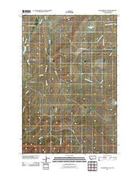 Schrammeck Lake Montana Historical topographic map, 1:24000 scale, 7.5 X 7.5 Minute, Year 2011