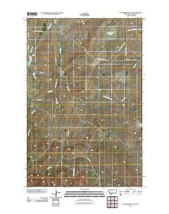 Schrammeck Lake Montana Historical topographic map, 1:24000 scale, 7.5 X 7.5 Minute, Year 2011