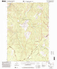 Schultz Saddle Montana Historical topographic map, 1:24000 scale, 7.5 X 7.5 Minute, Year 1998