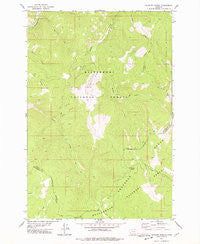 Schultz Saddle Montana Historical topographic map, 1:24000 scale, 7.5 X 7.5 Minute, Year 1977