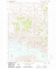 Schuyler Butte Montana Historical topographic map, 1:24000 scale, 7.5 X 7.5 Minute, Year 1965