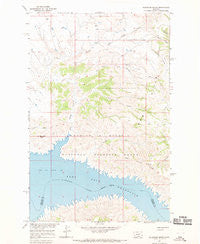 Schuyler Butte Montana Historical topographic map, 1:24000 scale, 7.5 X 7.5 Minute, Year 1965