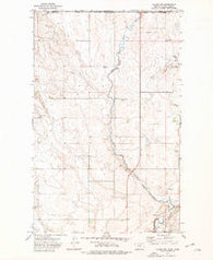 Scobey NW Montana Historical topographic map, 1:24000 scale, 7.5 X 7.5 Minute, Year 1973