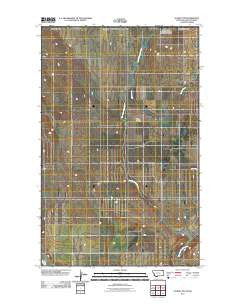 Scobey NW Montana Historical topographic map, 1:24000 scale, 7.5 X 7.5 Minute, Year 2011