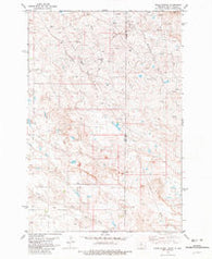 Scole School Montana Historical topographic map, 1:24000 scale, 7.5 X 7.5 Minute, Year 1981