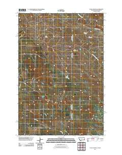 Scole School Montana Historical topographic map, 1:24000 scale, 7.5 X 7.5 Minute, Year 2011