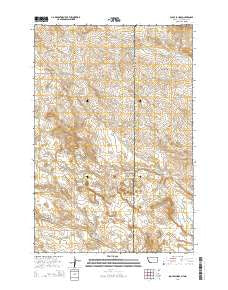 Scole School Montana Current topographic map, 1:24000 scale, 7.5 X 7.5 Minute, Year 2014