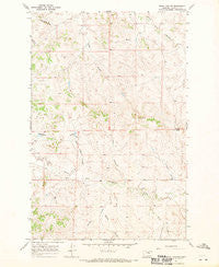 Searl Coulee Montana Historical topographic map, 1:24000 scale, 7.5 X 7.5 Minute, Year 1967