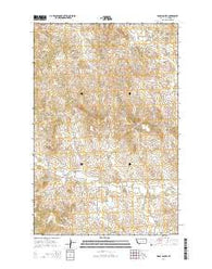 Searl Coulee Montana Current topographic map, 1:24000 scale, 7.5 X 7.5 Minute, Year 2014
