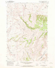 Section House Draw Montana Historical topographic map, 1:24000 scale, 7.5 X 7.5 Minute, Year 1967