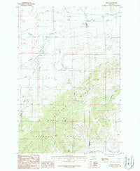 Sedan Montana Historical topographic map, 1:24000 scale, 7.5 X 7.5 Minute, Year 1987