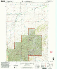 Sedan Montana Historical topographic map, 1:24000 scale, 7.5 X 7.5 Minute, Year 2000