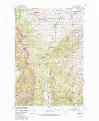Sedan Montana Historical topographic map, 1:62500 scale, 15 X 15 Minute, Year 1951