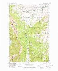 Sedan Montana Historical topographic map, 1:62500 scale, 15 X 15 Minute, Year 1951
