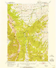 Sedan Montana Historical topographic map, 1:62500 scale, 15 X 15 Minute, Year 1951