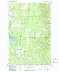 Seeley Lake East Montana Historical topographic map, 1:24000 scale, 7.5 X 7.5 Minute, Year 1965