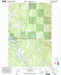 Seeley Lake East Montana Historical topographic map, 1:24000 scale, 7.5 X 7.5 Minute, Year 1999