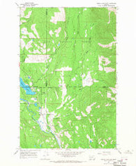 Seeley Lake East Montana Historical topographic map, 1:24000 scale, 7.5 X 7.5 Minute, Year 1965