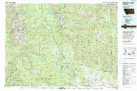 Seeley Lake Montana Historical topographic map, 1:100000 scale, 30 X 60 Minute, Year 1993