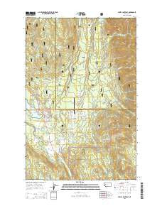 Seeley Lake East Montana Current topographic map, 1:24000 scale, 7.5 X 7.5 Minute, Year 2014