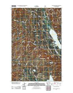 Seeley Lake West Montana Historical topographic map, 1:24000 scale, 7.5 X 7.5 Minute, Year 2011