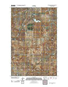 Seifort Reservoir Montana Historical topographic map, 1:24000 scale, 7.5 X 7.5 Minute, Year 2011