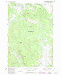 Selway Mountain Montana Historical topographic map, 1:24000 scale, 7.5 X 7.5 Minute, Year 1978