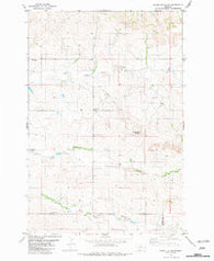 Seven-Up Butte Montana Historical topographic map, 1:24000 scale, 7.5 X 7.5 Minute, Year 1981