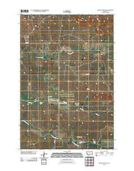 Seven-up Butte Montana Historical topographic map, 1:24000 scale, 7.5 X 7.5 Minute, Year 2011
