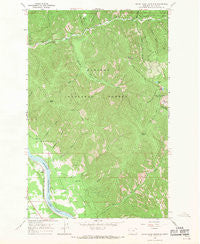 Seven Point Mountain Montana Historical topographic map, 1:24000 scale, 7.5 X 7.5 Minute, Year 1966