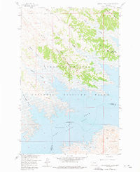 Seventh Point Buttes Montana Historical topographic map, 1:24000 scale, 7.5 X 7.5 Minute, Year 1958