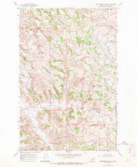 Seventynine Coulee Montana Historical topographic map, 1:24000 scale, 7.5 X 7.5 Minute, Year 1967