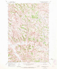 Seventynine Coulee Montana Historical topographic map, 1:24000 scale, 7.5 X 7.5 Minute, Year 1967