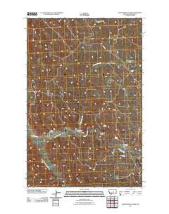 Seventynine Coulee Montana Historical topographic map, 1:24000 scale, 7.5 X 7.5 Minute, Year 2011