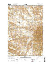 Seventytwo Hills Montana Current topographic map, 1:24000 scale, 7.5 X 7.5 Minute, Year 2014