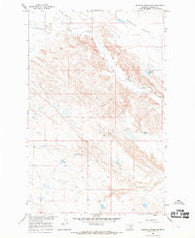 Seymour Reservoir Montana Historical topographic map, 1:24000 scale, 7.5 X 7.5 Minute, Year 1965